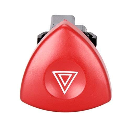 Image of Madlife Garage Red Hazard Warning Light Switch Button Dash 8200442724 for Espace Laguna Trafic Vivaro