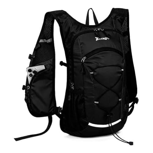 Image of Asnewkit Ultra Lightweight Backpack, 20L Waterproof Hiking Rucksack Bag for Women Men Outdoor Camping, Work Bag, Black