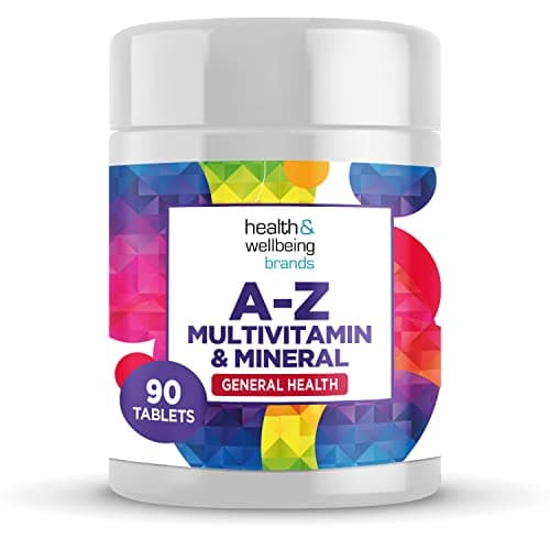 Image of A-Z Multivitamin and Minerals Tablets, Vitamins for Men's and Women's, 23 High Strength Vitamins and Minerals Including Iron, Zinc Vitamin C and More (90)