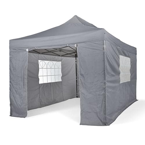 Image of All Seasons Gazebos Heavy Duty, 100% waterproof, 3x4.5m Pop up Gazebo with 4 x fully waterproof Side Walls. 17 Colours ava