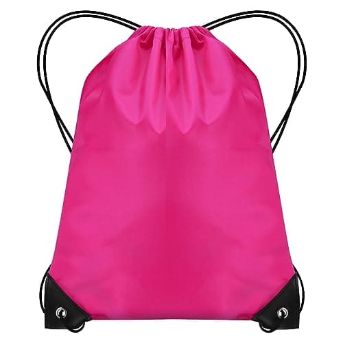 Image of JFmall Drawstring Bags, Swim Bag PE bags for kids Waterproof Swimming Sports Back Pack Drawstring Gym Bag Suitable for School Beach Travel
