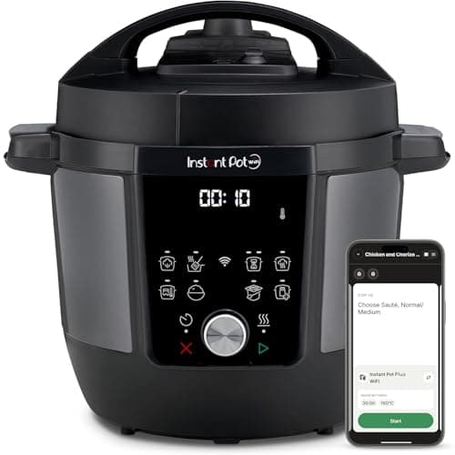 Image of Instant Pot Plus 9-in-1 Electric Multi-Cooker 5.7L - Brushed Stainless Steel, Pressure Cooker, Slow Cooker, Rice Cooker, Sauté Pan, Yoghurt Maker, Food Warmer, Steamer Pot, Sous Vide, Steriliser