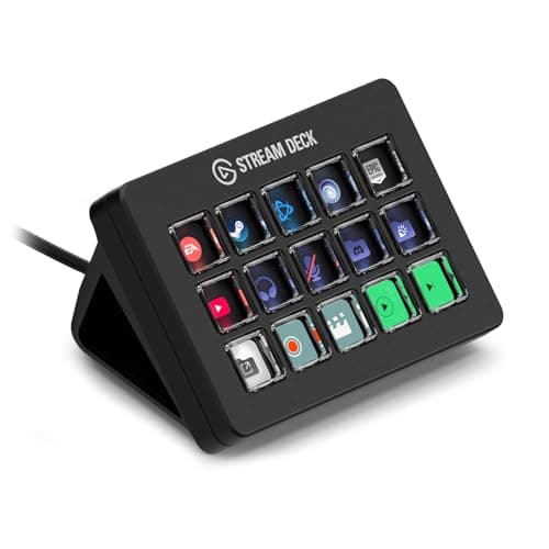 Image of Elgato Stream Deck Scissor Keys—Workflow Controller with Customisable Macro Keys for OBS, Twitch, Discord, Teams, Photoshop, and More—Windows 10, MacOS 13 or Later