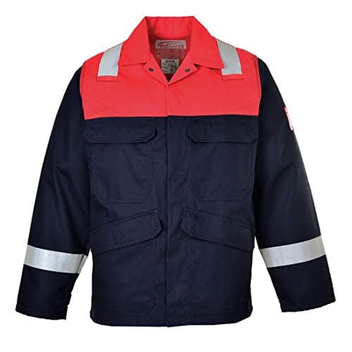 Image of Portwest Bizflame Plus Jacket, Size: XXXL, Colour: Navy, FR55NARXXXL
