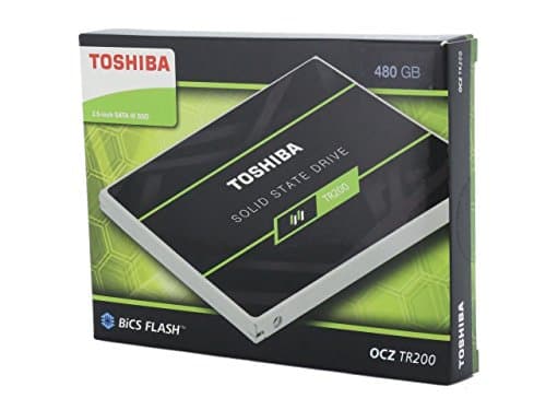 Image of Toshiba TR200 480GB SATA 6 Gbit/s 64-Layer Advanced 3D BiCS FLASH Solid State Drive - Black