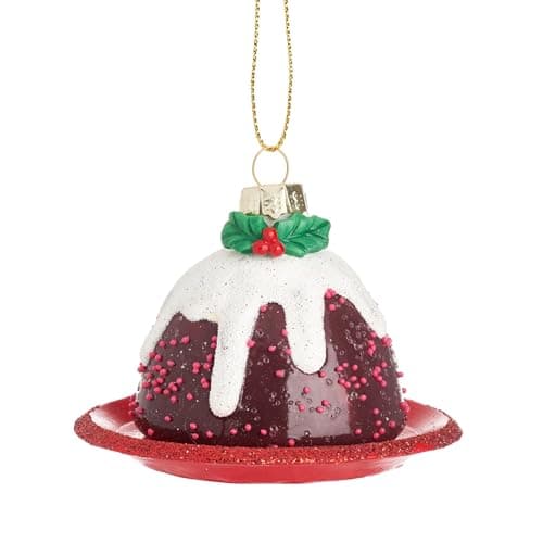 Image of Sass & Belle Christmas Pudding Christmas Tree Decoration