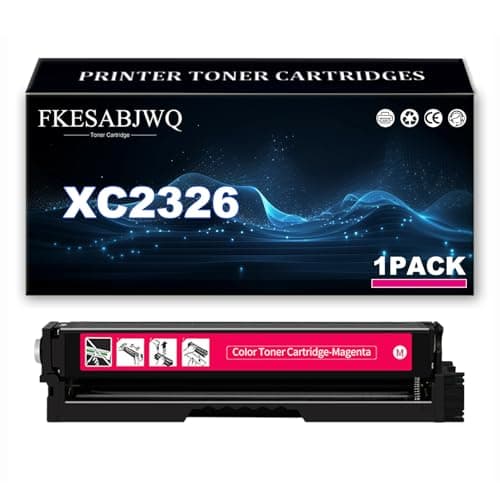 Image of XC2326 Toner Cartridge, Compatible 24B7502 24B7499 24B7500 24B7501 Toner Cartridges for Lexmark XC2326 C2326 Printer,Magenta-1 Pack