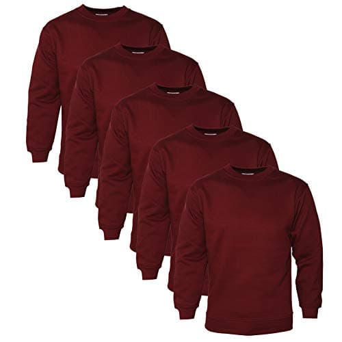 Image of Absolute Apparel Pack 5 AA Sterling Sweat AA24 Burgundy S