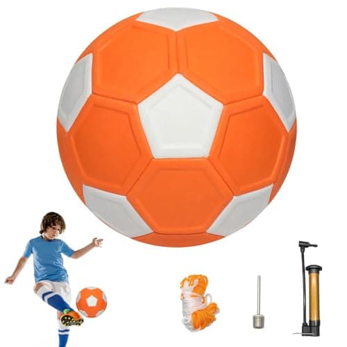 Image of chiquieray Football Curve Ball, Size 5 Curve Ball Set, Soft FootballBall Indoor and Outdoor Activities, CurveBall for Outdoor & Indoor Match or Game