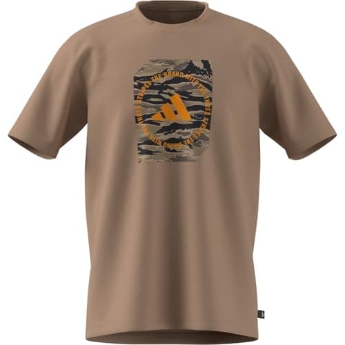Image of adidas Mens Graphic Logo T-Shirt Sandstone Camo XXL