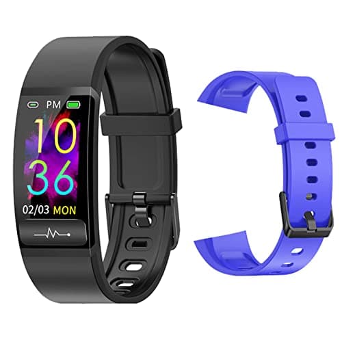 Image of QESTO 2023 M8 AI Electrocardiogram Temperature Smartwatch Heart Rate Monitor ECG PPG Blood Pressure Clock Wristband Smart Watch(H)(J)