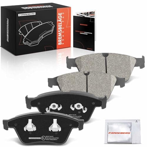 Image of Frankberg Brake Pad Set incl. 4x Pads Front Compatible with M-Class W164 ML 63 AM.G 4m.a.t.i.c R-Class V251 W251 R 63 Replace# 1644202320,1644200920