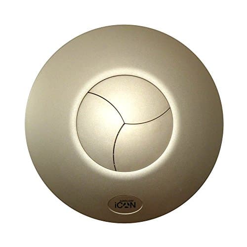 Image of Airflow iCON 15 Fan Cover in Elegant Sandstone (Gold) – Designer Look for Bathrooms – Fits iCON 15 Extractor Fan