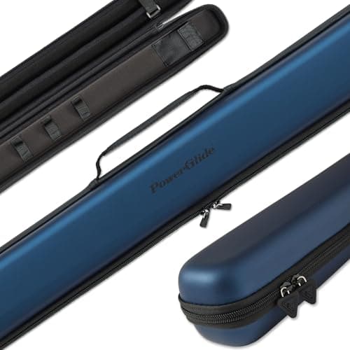 Image of POWERGLIDE CUE CASE SVARTUR Metallic Blue 2 PIECE