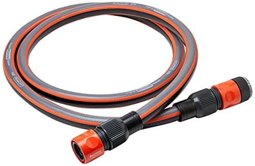 Image of Gardena Profi-System Connection Set: Complete set for connecting Pipeline and Sprinklersystem to the water supply, with tap connector, hose connectors, and flexi-hose (2713-20)