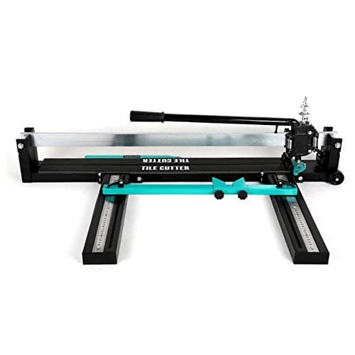 Image of Tile Cutter, TOPWAY 31 Inch 800mm Professional Heavy Duty Manual Tile Cutter with Single Slide Rail and Laser Guide, All-Steel Frame, for Precision Cutting Porcelain Tiles 347702