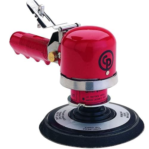 Image of Chicago Pneumatic CP870 Dual Action Air Sander, Red, 150mm / 6"