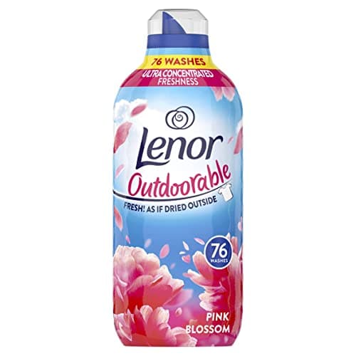 Image of Lenor Outdoorable Fabric Conditioner, Pink Blossom, 76 Washes