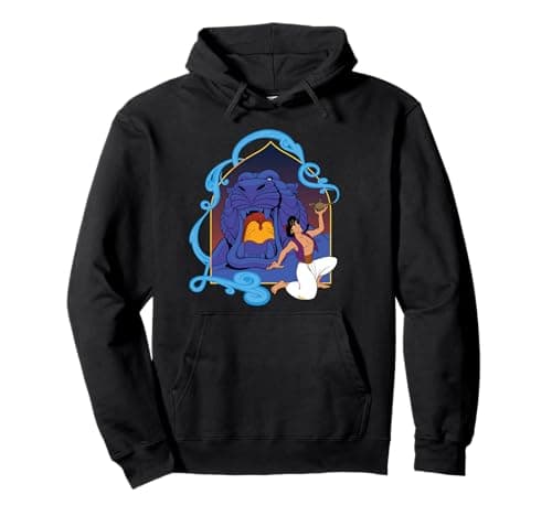 Image of Disney Aladdin And The Magic Lamp At The Cave Of Wonders Pullover Hoodie