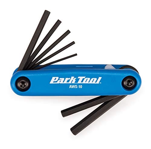 Image of Park Tool AWS10 Fold-Up Hex Wrench Set 1.5-6 mm,Blue