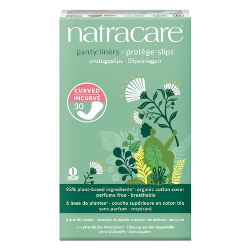 Image of Natracare Panty Liners | Curved | Pack of 30 X 5