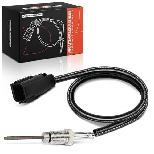 Image of Frankberg Exhaust Gas Temperature Sensor after particle Filters 2-Pin Compatible with Mondeo V Hatchback CE S-Max CJ WA6 Transit Connect P65 P70 P80 Edge Galaxy CK Replace# AG9112B591AA