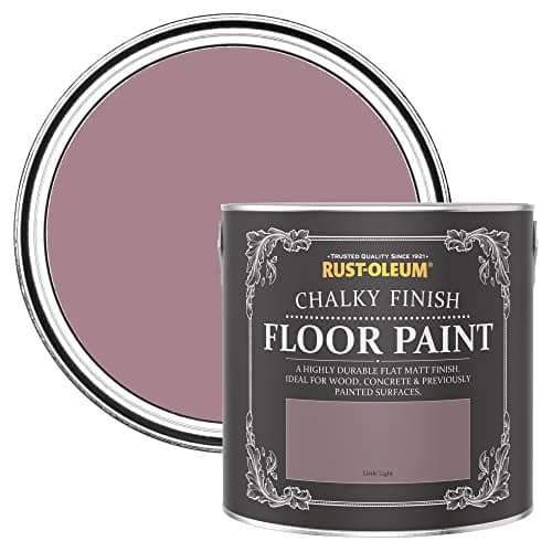 Image of Rust-Oleum Pink Scratch-Proof Floor Paint in Matt Finish - Little Light 2.5L