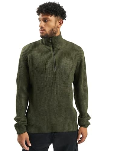 Image of Brandit Marine Pullover Troyer, color: olive, size: L 52
