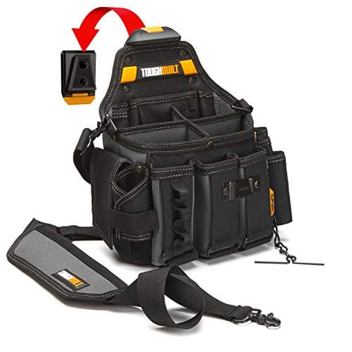 Image of ToughBuilt Master Electrician Pouch + Shoulder Strap by,Black