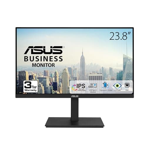 Image of ASUS VA24ECPSN 23.8" 1080P (VA24ECPSN) Home Screen - Full HD, IPS, 75Hz, Adaptive Sync, Speakers, Eye Care, Low Blue Light, Flicker-Free, USB-C, RJ45, HDMI,