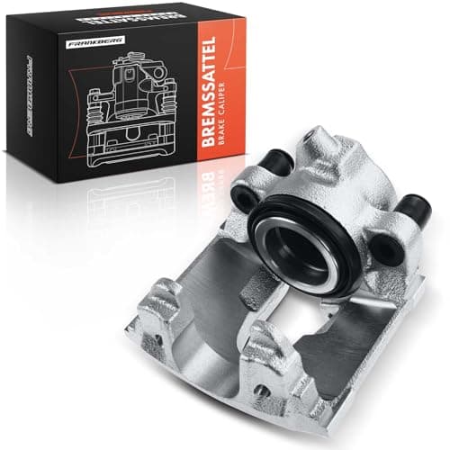 Image of Frankberg Brake Caliper Disc Brake Front Axle Left Compatible with C-Class T-Model W202 S202 CLK Cabriolet C208 E-Class T-Model S210 W210 SLK R170 Replace# 0014202983
