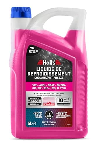 Image of Holts HAFR0006B Antifreeze Coolant for VW, Audi, Seat, Skoda G12/G12+/G12++/G13/G12 EVO, -30°C, Pink, 5 Litre