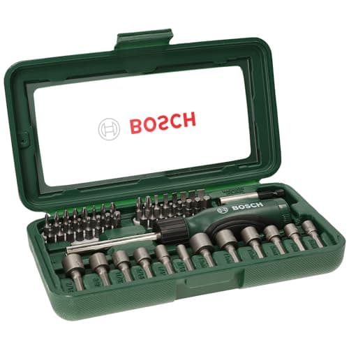 Image of Bosch 46pc. Screwdriver Bit and Nutsetter Set (PH-, PZ-, Hex-, T-, S-Bit, Accessories Drill and Screwdriver)