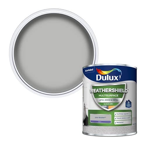 Image of Dulux Weathershield Multi Surface Paint, Chic Shadow, 750 ML