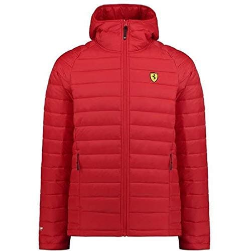 Image of Ferrari Men's SF quilted jacket, red, S