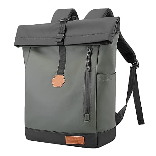 Image of BANGE carry on Backpack fit 15.6 Inch Laptop Backpack Waterproof for Men and Women travel Backpack Cabin Size for Airplanes (green)