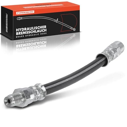Image of Frankberg 1x Brake Hose Brake Hydraulic Hose Rear Axle Outer Compatible with Golf III 1H1 1.6L-2.9L 1991-1997 P.a.s.s.a.t 35I 3A2 1.8L-2.8L 1988-1996 Replace# 815611707