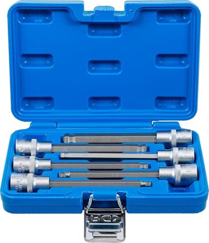 Image of BGS 4258 | Bit Socket Set | 12.5 mm (1/2") Drive | internal Hexagon with Ball Head 5 - 12 mm | 6 pcs.