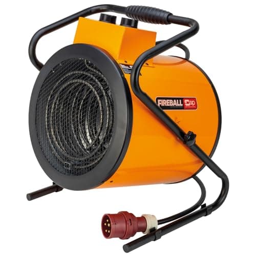 Image of SIP FIREBALL Turbofan 9001 Electric Fan Heater 400V 9kW 30,706BTU/hr 2 Heat Settings & Cool Function