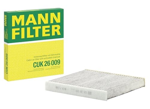 Image of MANN-FILTER CUK 26 009 Cabin Air Filter - Pollen Filter with Activated Carbon - for Cars + Transporters