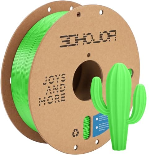 Image of 3DHoJor PLA Pro Filament 1.75mm,3D Printer Filament,1kg Cardboard Spool (2.2lbs), Fit Most FDM 3D Printer, Peak Green