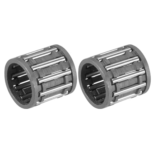 Image of METALLIXITY K101313 Needle Roller Bearings 10mm ID x 13mm OD 13mm Height 2 Packs, Chromium Steel Open End Thrust Bearing - for Industrial Machinery and Equipment