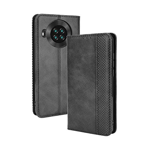 Image of BellaCase Cubot Note 20/Note 20 Pro Case [Wallet Case] [Kickstand] [Card Slots] [Magnetic Flip Cover] Compatible with Cubot Note 20/Note 20 Pro Smartphone(Black)