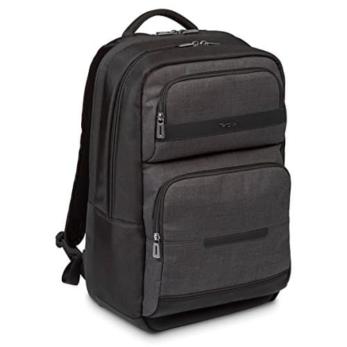 Image of Targus Laptop Backpack, Fits Laptops Up To 16", CitySmart Advanced, Lightweight and Durable, Padded Straps, Trolley Strap, Black