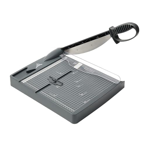 Image of JIELISI Heavy Duty Guillotine Paper Trimmer Cutting Performance up to 30 Sheets,12 Inch Cut Length A4 Manual Paper Cutter Scrapbooking Tool with Safety Guard and Blade Lock