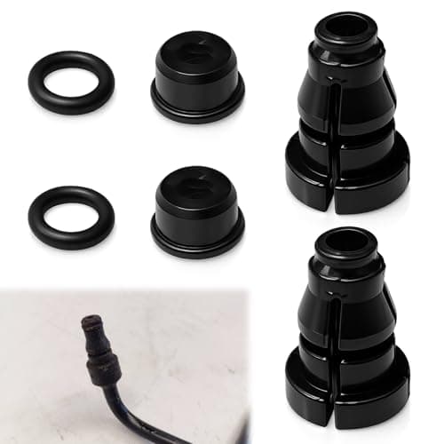 Image of 2 Set Universal Clutch Slave Master Cylinder Pipe Connector Joint Clip Seal Repair Kit,1K0798741 Cylinder Seal Gasket, Brake Oil Gasket Set, for VW Golf Bora Polo Santana Skoda