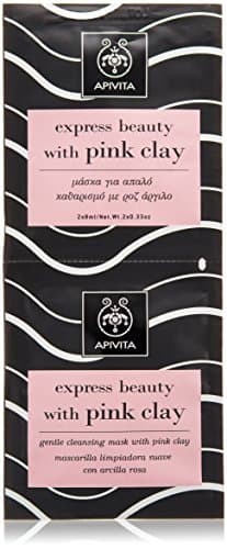 Image of Apivita Face mask with pink clay, gentle cleansing