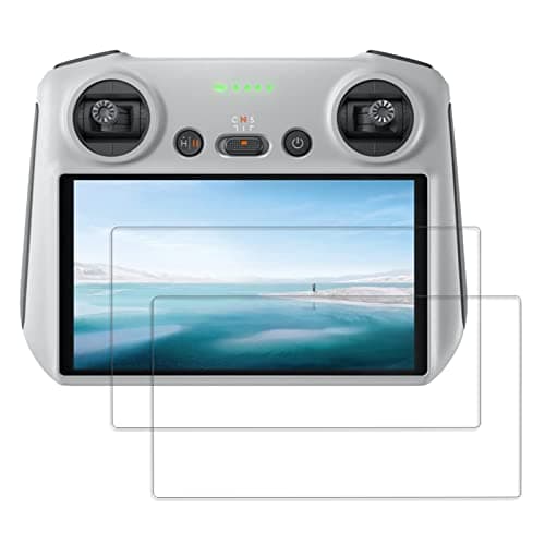 Image of DJI Mini 3 HD Tempered Glass Screen Protector, Anti-Glare & Fingerprint/Smooth Film Compatible with Mavic 3 Pro, Mini 3, Air 2S RC, RC 2 Remote Controller Accessories