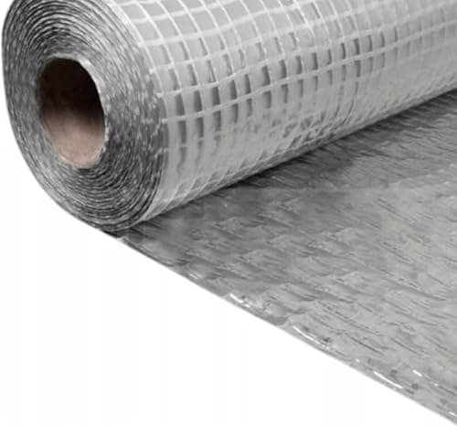 Image of 10m² Aluminium Foil Vapour Control Membrane (VCL) - Multi-Purpose Reflective Vapour Barrier for Walls, Roofs & Floors - (1m x 10m) Folded