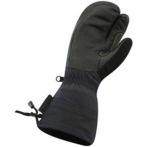 Image of Black Diamond Soloist Finger Cold Weather Gloves, Black, Large